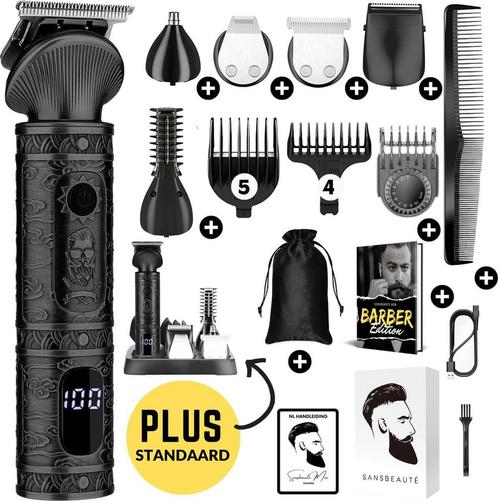 7-in-1 Baardtrimmer Mannen + Standaard - Trimmer voor Baard, Sieraden, Tassen en Uiterlijk, Uiterlijk | Gezichtsverzorging, Zo goed als nieuw