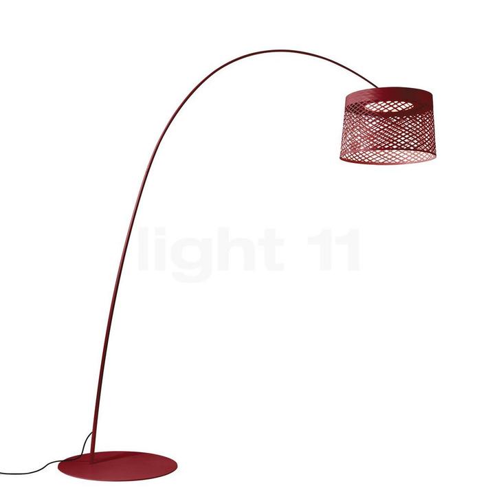 Foscarini Twiggy Grid Terra LED, karmijnrood (Buitenlampen), Huis en Inrichting, Lampen | Vloerlampen, Nieuw, Verzenden