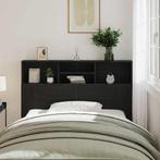 vidaXL Hoofdeinde kas Zwart Eiken 140 x 19 x 103,5 cm, Verzenden, Nieuw, Zwart, Hout