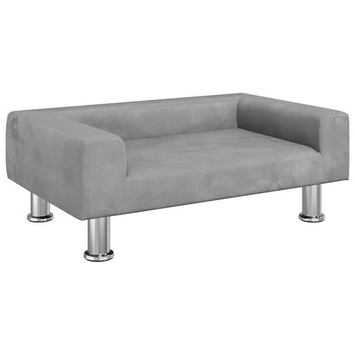 Hondenmand Fluweel Grijs 70cm - Retourdeal! 35% Korting, Dieren en Toebehoren, Hondenmanden, Nieuw, Polyester, Ophalen of Verzenden