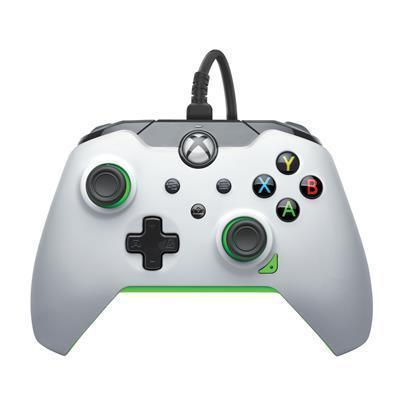 Xbox Series Controller Wired - Wit/Groen - PDP Gaming Xbox, Spelcomputers en Games, Spelcomputers | Xbox Series X en S, Zo goed als nieuw