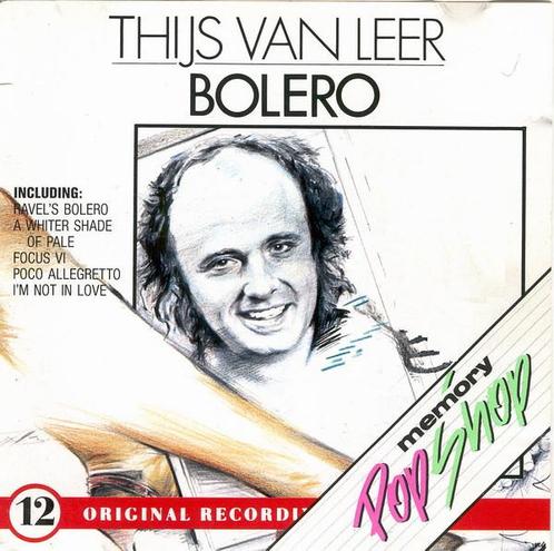 cd - Thijs Van Leer - Bolero, Cd's en Dvd's, Cd's | Overige Cd's, Zo goed als nieuw, Verzenden