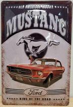 Ford Mustang, all american muscle reclamebord, Nieuw, Verzenden