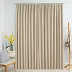 Beige Verduisterend Gordijn 290x245 | Tweedekansje | OP=OP, Huis en Inrichting, 200 cm of meer, Beige, Nieuw, Ophalen of Verzenden