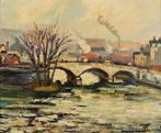 Pierre Dumont (1884-1936) - Le pont de pierre, Rouen, Antiek en Kunst, Kunst | Schilderijen | Klassiek