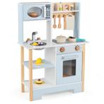 Costway Kinderkeuken Houten Keuken Met Eettafel, Verzenden, Nieuw