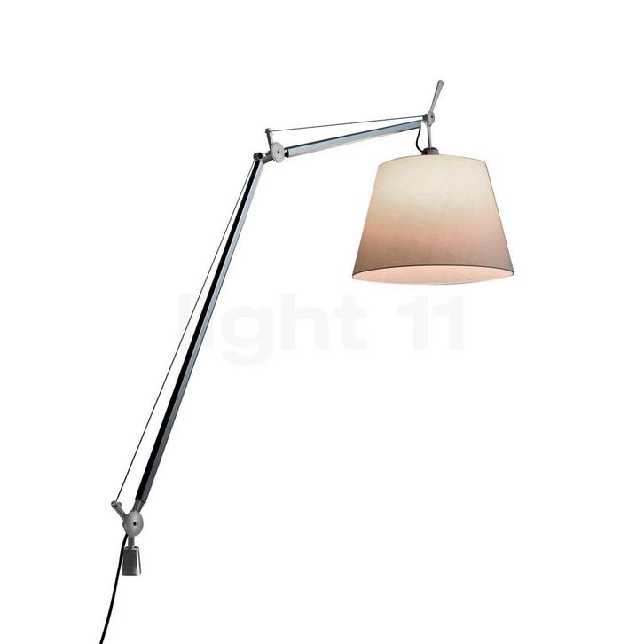 Artemide Tolomeo Mega Tavolo LED, frame aluminium/lampenkap, Huis en Inrichting, Lampen | Tafellampen, Nieuw, Verzenden