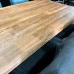 NIEUWE boomstam mango houten tafels 160-180-210-240-300 cm, Huis en Inrichting, Tafels | Eettafels, 100 tot 150 cm, Verzenden