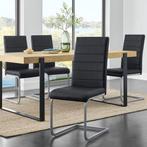 2dekans | 2 Eetkamerstoelen / stoel - Vegas - Kunstleer -, Huis en Inrichting, Stoelen, Ophalen of Verzenden, Zo goed als nieuw