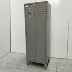 2-deurs retro / vintage metalen lockerkast, Ophalen of Verzenden