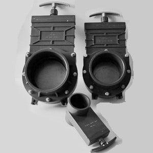Pvc Schuifkraan 63mm (Pvc materiaal), Tuin en Terras, Vijver-toebehoren, Overige typen, Nieuw, Verzenden