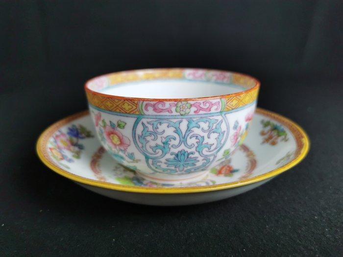 Minton Tazza da tè - Kop en schotel (2) - Porselein, Antiek en Kunst, Curiosa en Brocante