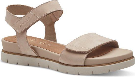 Tamaris Dames Sandalen - BEIGE NUBUK - Maat 39  COMFORT Esse, Kleding | Dames, Schoenen, Nieuw, Verzenden