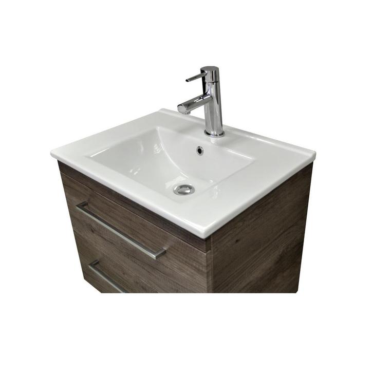 Wastafel Sanicare Q6 Inclusief Kraangat en Overloop 60x45cm, Doe-het-zelf en Verbouw, Sanitair, Overige typen, Nieuw, Ophalen of Verzenden