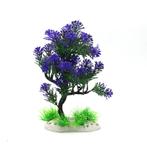 Bonsai boom groen en blauw-paars OS-247 - aquarium decoratie, Dieren en Toebehoren, Ophalen of Verzenden, Nieuw, Sierelement