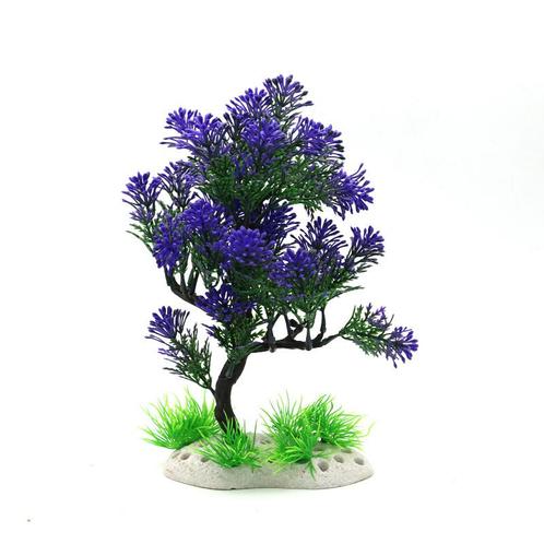 Bonsai boom groen en blauw-paars OS-247 - aquarium decoratie, Dieren en Toebehoren, Vissen | Aquaria en Toebehoren, Sierelement