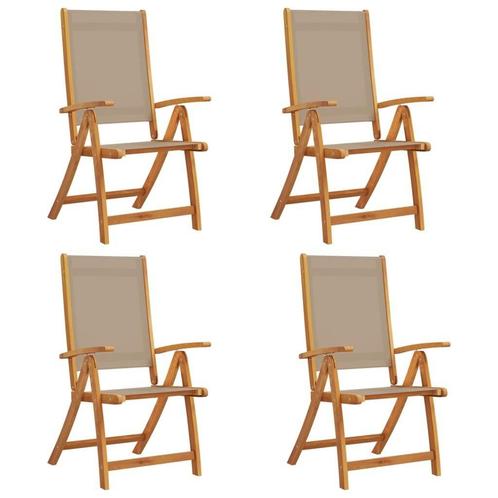 Acacia Tuinstoelen 4 stuks - retourdeal! Compact & Comfor..., Tuin en Terras, Tuinstoelen, Nieuw, Hout, Ophalen of Verzenden