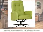 Leren draaifauteuil Pulse - Toledo Lime (felgroen) -, Huis en Inrichting, Fauteuils, Bohemian, Industrieel, Modern, Scandinavisch