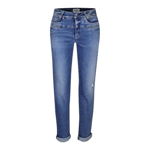 Cambio • blauwe slim fit jeans Pearlie • 36, Kleding | Dames, Broeken en Pantalons, Blauw, Nieuw, Maat 36 (S), Verzenden