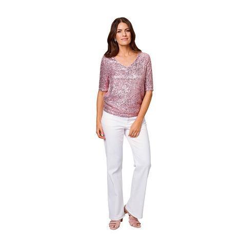 HERMANN LANGE Collection Shirt met pailletten, Kleding | Dames, T-shirts, Nieuw, Verzenden