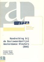 ITTA Handreiking bij de Basiswoordenlijst Kleuters, Boeken, Overige niveaus, Ophalen of Verzenden, Zo goed als nieuw, Overige vakken