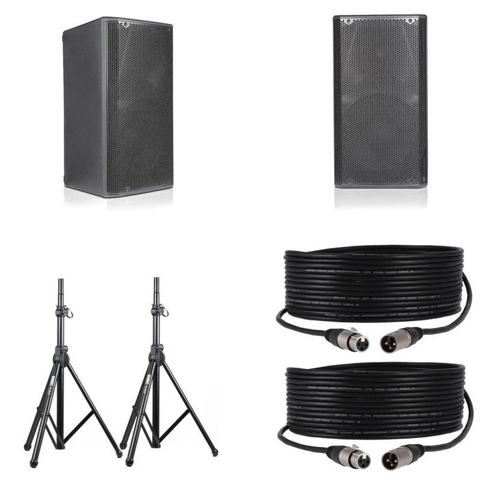 dB Technologies Opera 12 + statieven + kabels, Audio, Tv en Foto, Luidsprekers, Verzenden