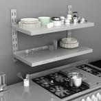 RVS Zwevend Schap 100x30 | Tweedekansje | OP = OP, Huis en Inrichting, Woonaccessoires | Wandplanken en Boekenplanken, Ophalen of Verzenden