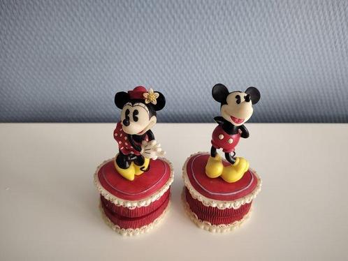 Disney - Disney - Beeldje, Mickey en Minnie ringdoosjes - 11, Verzamelen, Disney