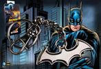 DC Comics Batman Metalen Sleutelhanger Zwart Logo, Verzamelen, Ophalen of Verzenden, Nieuw