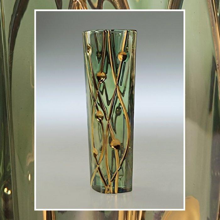 SECOLOVENTESIMO - Vaas - Verbindingen - 24 kt goud - Gouden, Antiek en Kunst, Antiek | Glas en Kristal