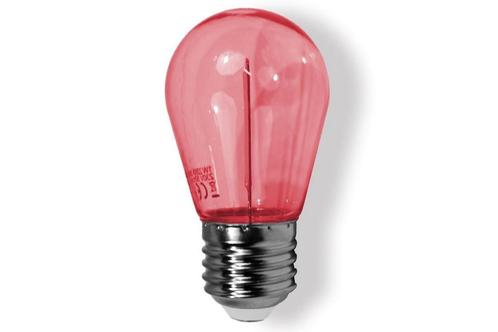 Led lamp Rood | Filament | 1 watt, Huis en Inrichting, Lampen | Losse lampen, Led-lamp, Nieuw, Minder dan 30 watt, E27 (groot)