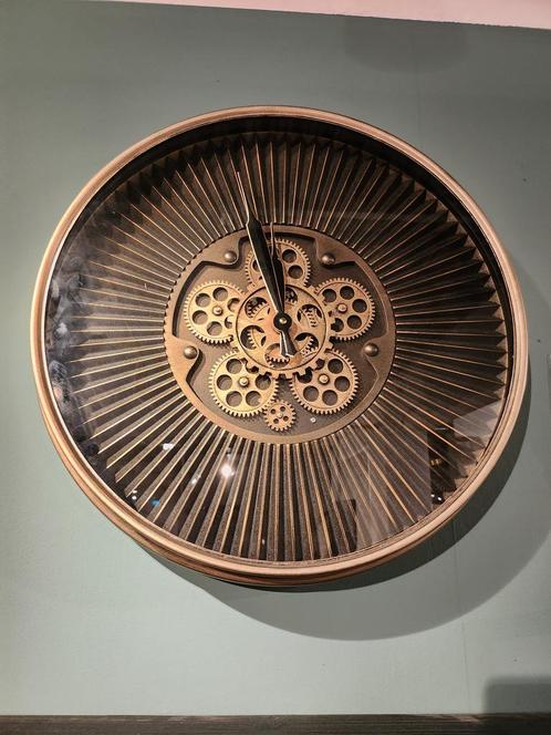 Peschiera radarklok stefan s zwart goud, Huis en Inrichting, Woonaccessoires | Wanddecoraties, Nieuw, Ophalen of Verzenden