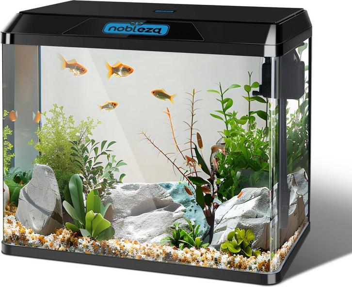 Aquarium Kit - 49,8x29x43,5 cm - 54L - Zwart - Nobleza, Dieren en Toebehoren, Hondenhokken, Nieuw, Verzenden