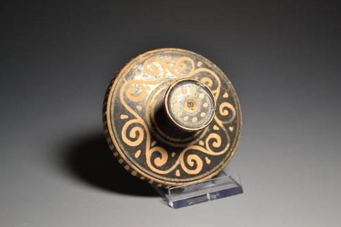Oud-Grieks, Magna Graecia Keramiek Lid van een Lekanis, Antiek en Kunst, Antiek | Overige Antiek