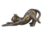 Beeldje - Poes - Brons
