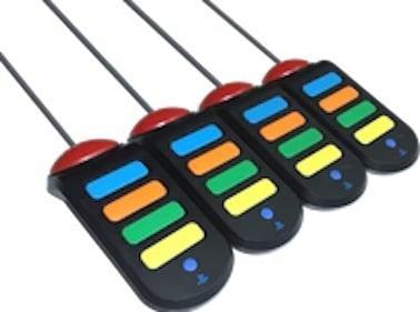 Buzzers Wired PS2, PS3 (PS2 Accessoires) (Playstation 2), Spelcomputers en Games, Spelcomputers | Sony PlayStation 2, Zo goed als nieuw