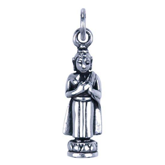 Zilveren Boeddha ketting hanger - geboortedag Vrijdag, Sieraden, Tassen en Uiterlijk, Kettinghangers, Verzenden