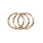 Zonder Minimumprijs - Ring - 14 karaat Geel goud, Roségoud -, Sieraden, Tassen en Uiterlijk, Nieuw