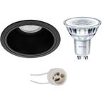 Voordeelset: LED Spot Set - Pragmi Minko Pro - GU10 Fitting, Huis en Inrichting, Metaal of Aluminium, Nieuw, Ophalen of Verzenden