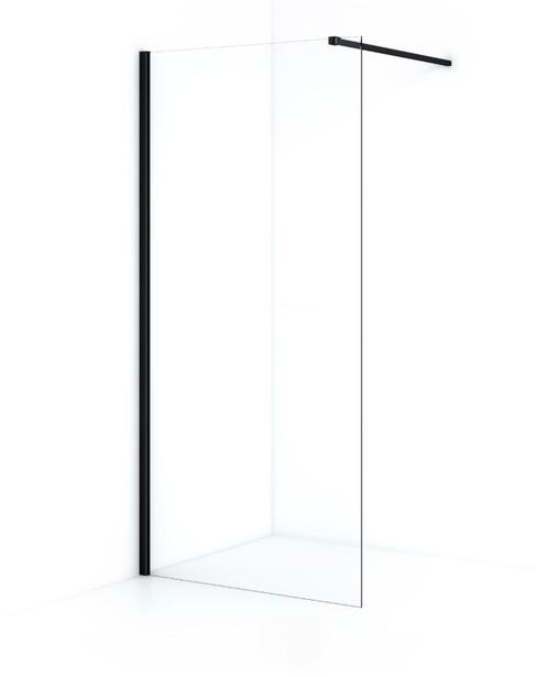SALE - Roka 60 x 200 - 8mm - Inloopdouche - Mat zwart, Doe-het-zelf en Verbouw, Sanitair, Nieuw, Ophalen of Verzenden