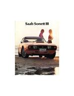1972 SAAB SONETT BROCHURE ENGELS (USA), Nieuw, Author