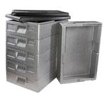 Thermo box set 6 stuks | 2 deksels | GN 1/1 | 80 mm, Verzenden, Nieuw in verpakking