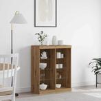 vidaXL Dressoir artisanaal eikenkleurig 41 x 37 x 100 cm, Huis en Inrichting, Kasten | Dressoirs, Verzenden, Nieuw, Overige houtsoorten