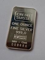 1 Troy Ounce - Zilver .999 - Credit Suisse (Zonder, Postzegels en Munten