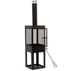 MaxxGarden Tuinhaard Napoli - 40 x 195 cm - Zwart, Verzenden, Nieuw