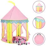 vidaXL Kinderspeeltent met 250 ballen 100x100x127 cm roze, Verzenden, Nieuw