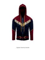 Captain America Hoodie, Ophalen of Verzenden, Nieuw, Film, Kleding