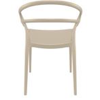 (MDK-107540) Siesta Mila stoel Taupe, Huis en Inrichting, Ophalen of Verzenden, Nieuw