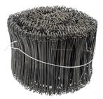 Tie-wire - Zakkensluiters Zwart Geplastificeerd 1,4x140mm, Doe-het-zelf en Verbouw, IJzerwaren en Bevestigingsmiddelen, Verzenden