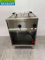 RVS Giga Dubbele Friteuse 2 x 8 liter 400V Horeca, Ophalen of Verzenden, Gebruikt